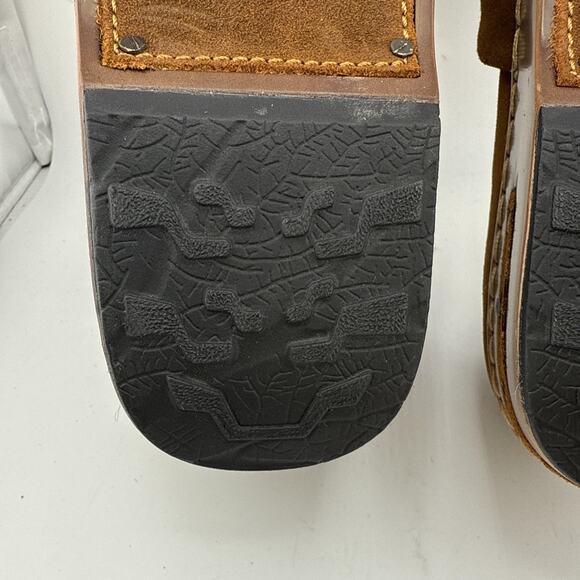 Born Shoes Womens 9 Bailie Clogs Brown Leather Slip On Round Toe BR0016278 NWOB - Picture 14 of 16